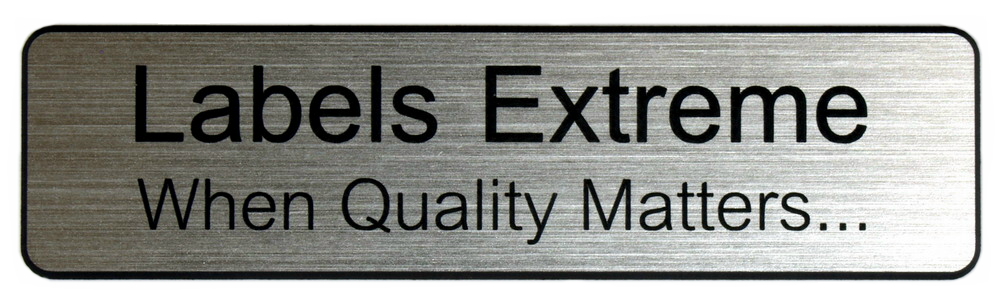 Two Line Flat Name Tag with Magnet